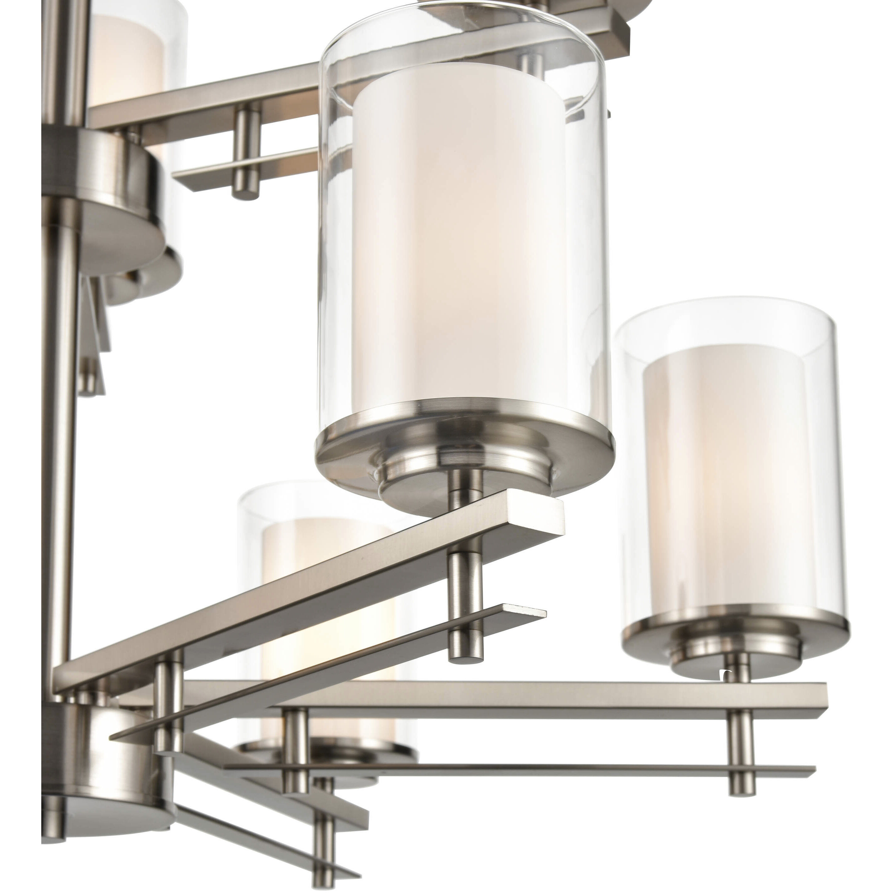Huderson 9 Light 29 inch Brushed Nickel Chandelier Ceiling Light